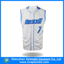 Fashion Clothing Breathable Microfiber Mens Baseball Jerseys with Print Logo